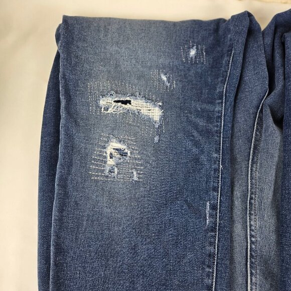 Lane Bryant Size 20 Mid-Rise Skinny Jean Flex Magic Waistband Distressed NWT - Picture 11 of 16